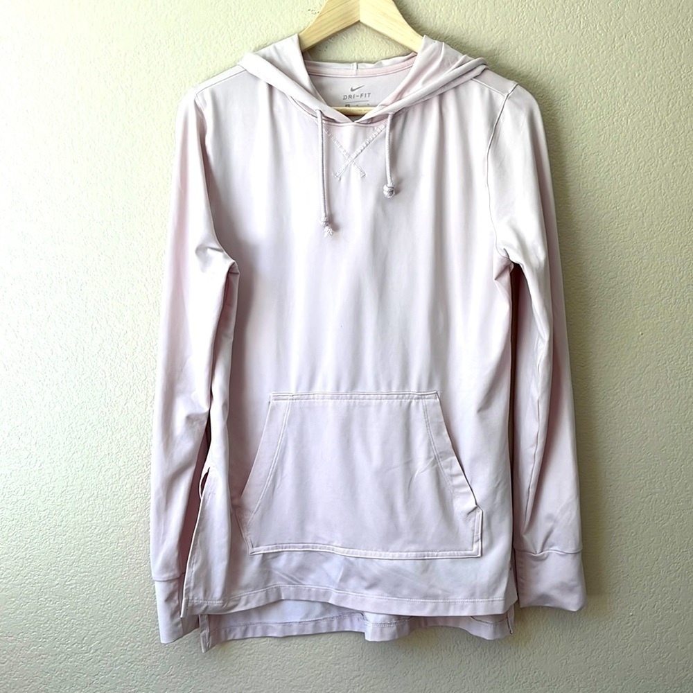 Nike Dri Fit Hoodie Pink size Medium